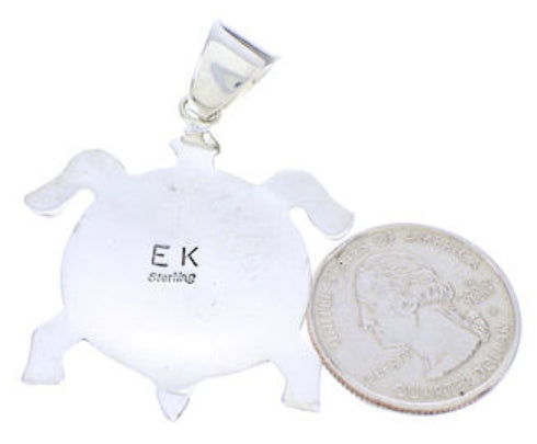 Multicolor Native American Design Turtle Jewelry Pendant YS71428
